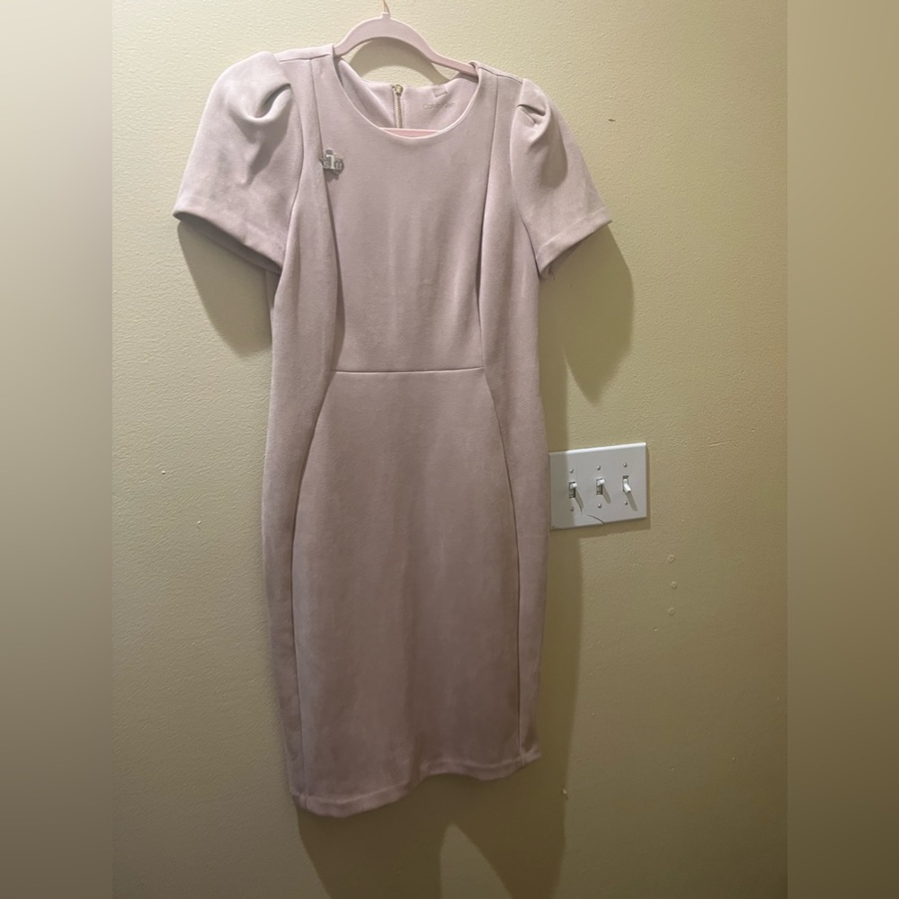 Calvin Klein Suede Dress